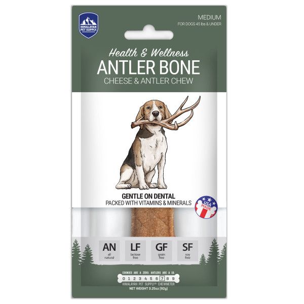 Himalayan - Dog Chew Antler Bone Medium 3.25 oz
