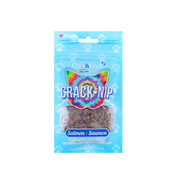 This &amp; That - Snack Station Cat Treats Crack-Nip Fish 43g