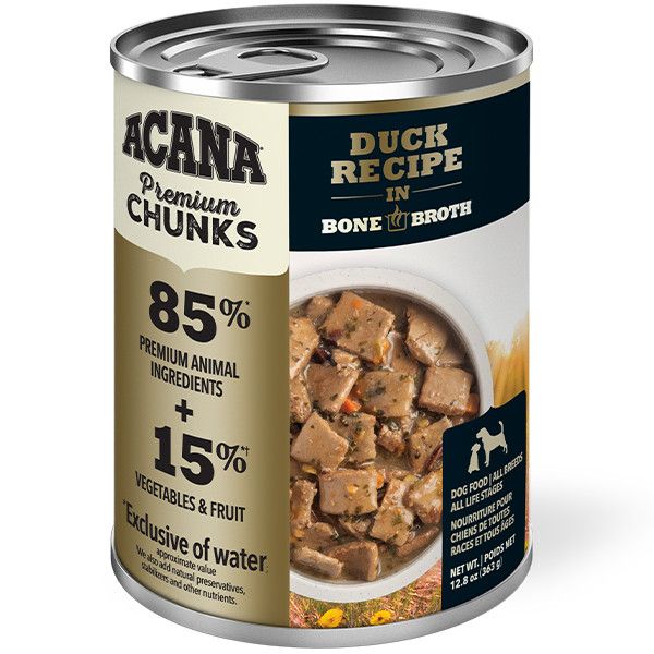Acana - Duck Recipe Chunks in Bone Broth Dog 363g