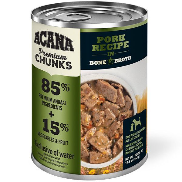 Acana - Pork Recipe Chunks in Broth Dog 363g