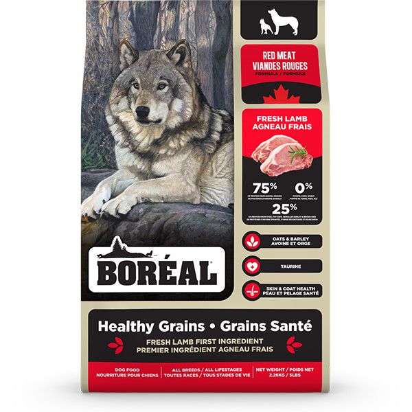 Boreal - Healthy Grain Red Meat Dog, Size: 2.26kg