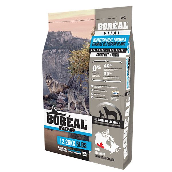 Boreal Vital - GF White Fish Dog, Size: 2.26kg