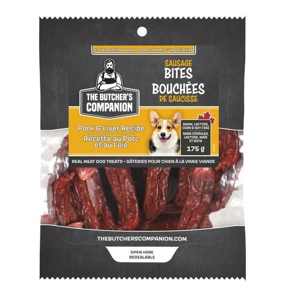 The Butcher&#39;s Companion - Sausage Bites Pork &amp; Liver Recipe 175g