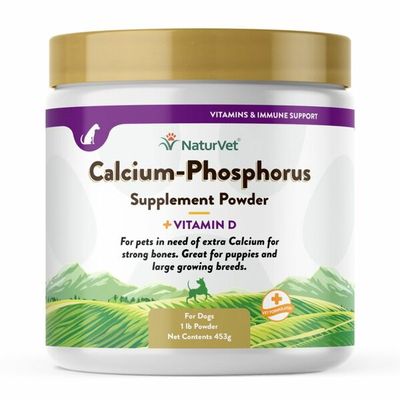 Naturvet - Calcium-Phosphorus + Vit D Powder 1LB