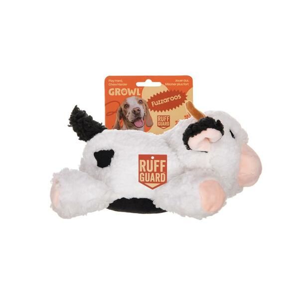 Growl - Fuzzaroos Cow White 9&quot;