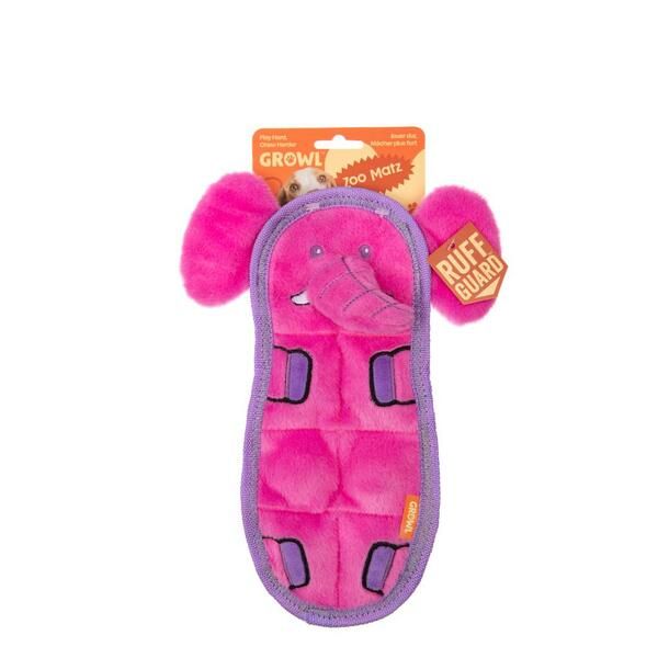 Growl - Zoo Matz Elephant Pink 9.5&quot;