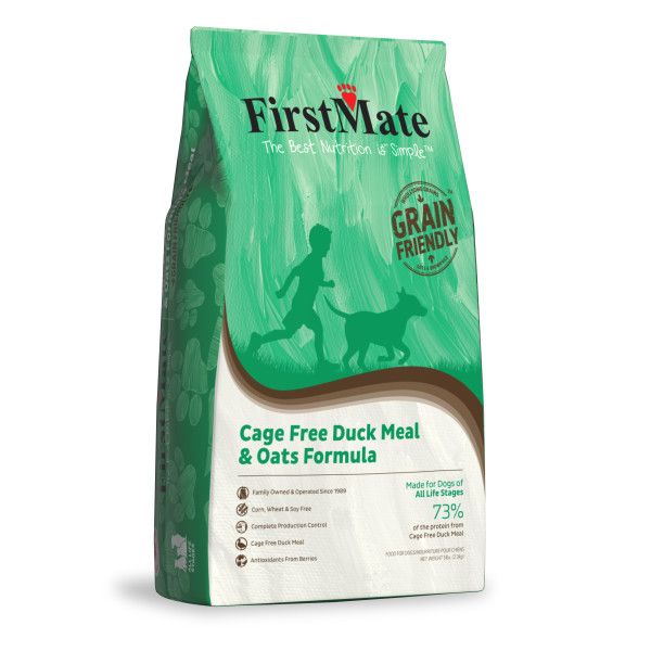 Firstmate - GFriendly Cage Free Duck &amp; Oat Dog, Size: 5lb