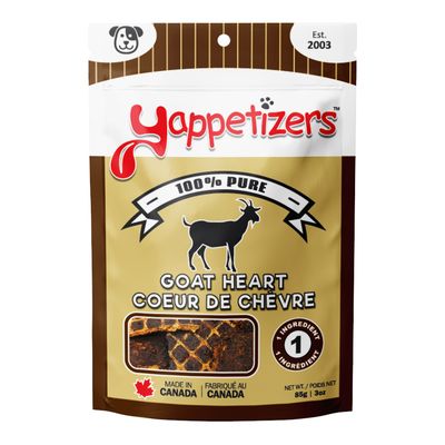 Yappetizers - Dehydrated Goat Heart 85g