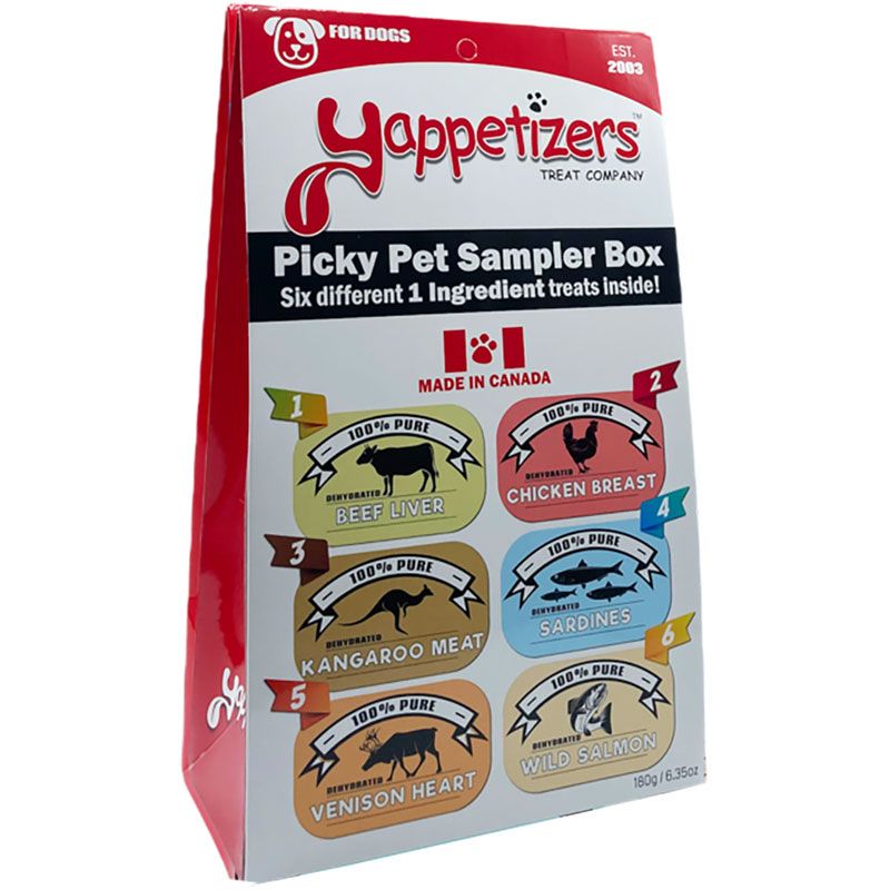 Yappetizers - Dehydrated Variety Picky Pet Sampler Box