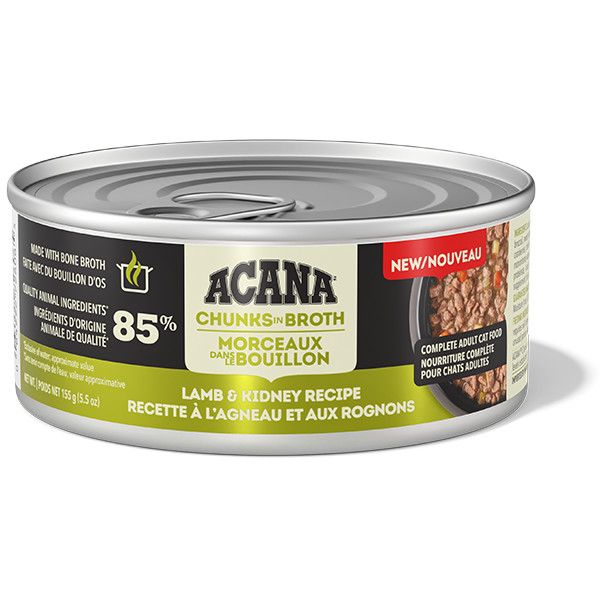 Acana - Lamb/Kidney Chunks in Broth Cat 155g