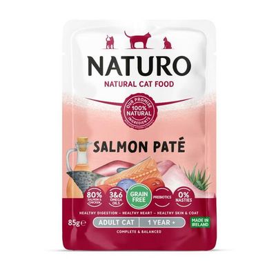 Naturo - Salmon Paté Pouch 85g Cat