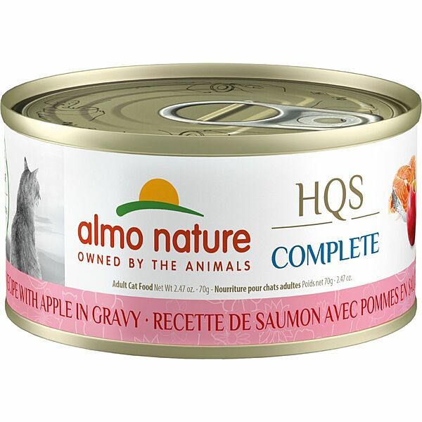 Almo Nature - HQS Complete Salmon with Apples in Gravy 70g Cat