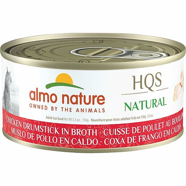 Almo Nature - HQS Natural Chicken Drumstick in Broth 150g Cat