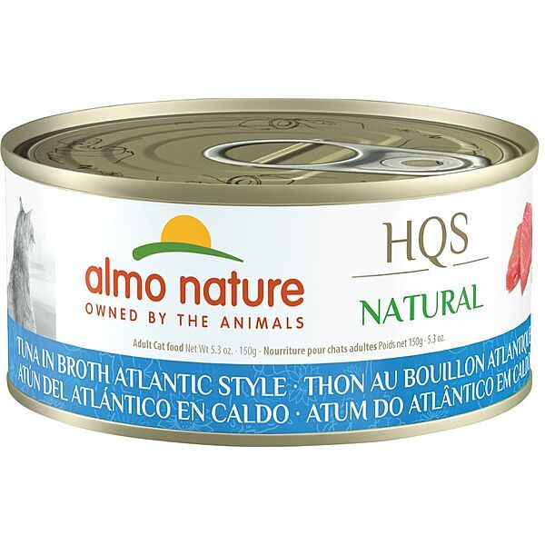 Almo Nature - HQS Natural Tuna in Broth Atlantic Style Cat 150g