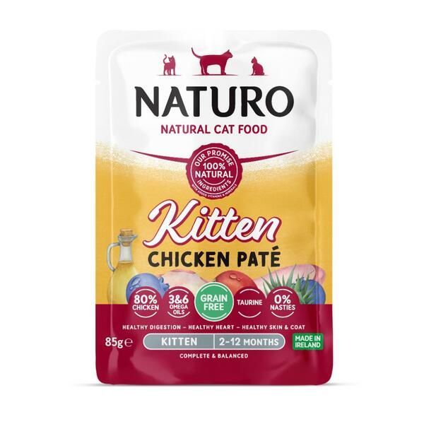Naturo - Chicken Paté Pouch Kitten 85g