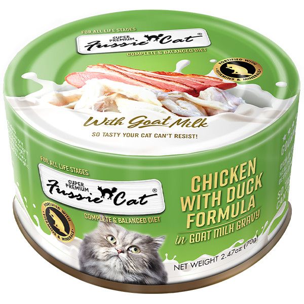 Fussie Cat - Super Premium Chk w/Duck in Goat Milk 2.4oz