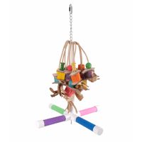 HARI ACTIVE.PLAY - 4-Way Perch Swing &amp; Toy - 36.8 cm x 34.3 cm (14.5 x 13.5 in)