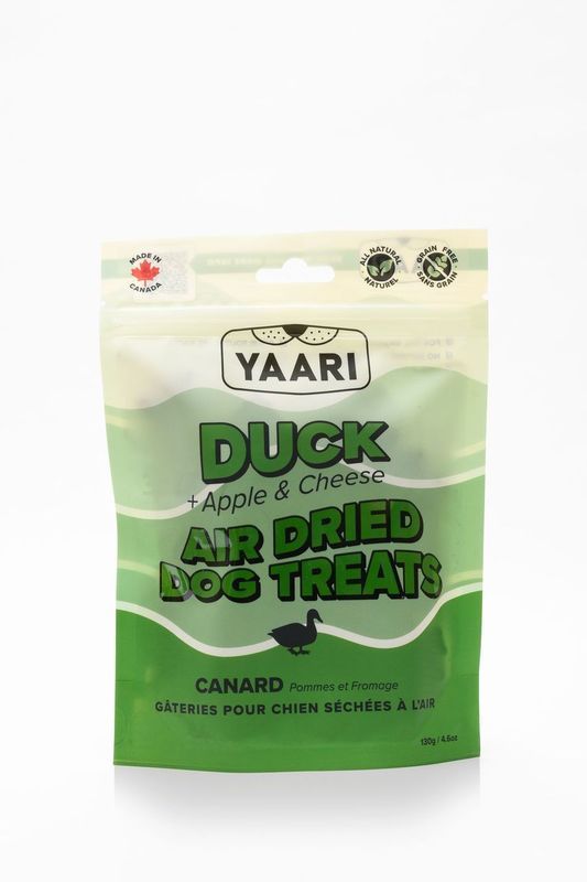 Yaari - Dog Treats Air Dried Duck Apple &amp; Cheese 130g