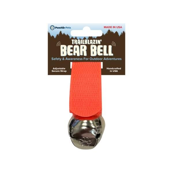 Poochie Pets - TrailBlazin' Bear Bells Orange Staps