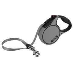 Kong - Retractable Leash Terrain 16' Grey Small (up to 45lb)