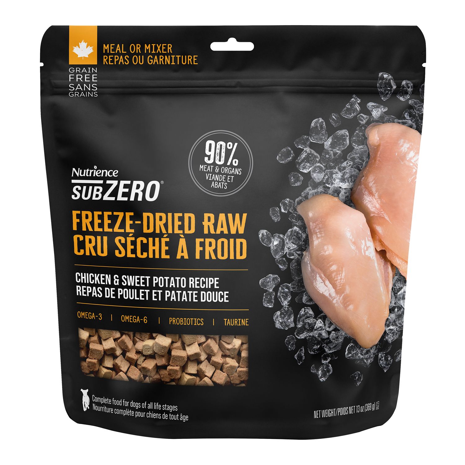 Nutrience SubZero - FD Raw Dog Food Chicken &amp; Sweet Potato Recipe