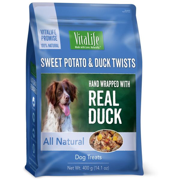 VitaLife - Sweet Potato &amp; Duck Twists 400 g