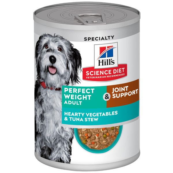 Hill&#39;s Science Diet - Adult Perfect Weight &amp; Joint Veg &amp; Tuna Stew Dog 12.5oz