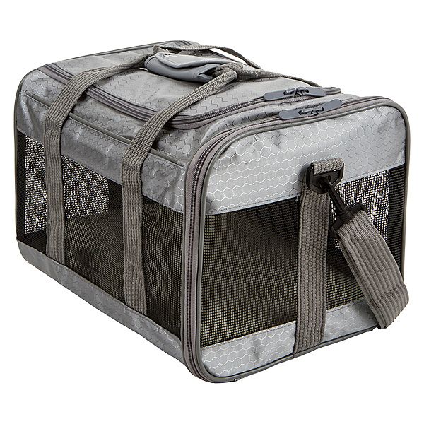 PetWise - Sherpa To Go Carrier Grey Medium