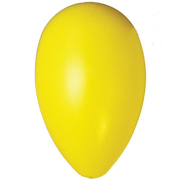 Jolly Pets  - Hard Plastic Egg Yellow, Size: 8"