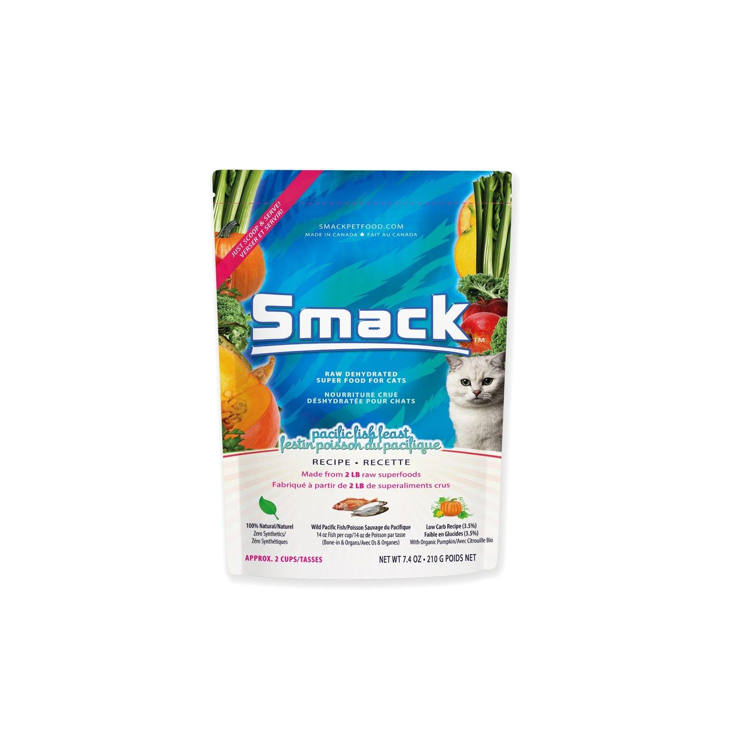 Smack - Pacific Fish Feast Cat 210g