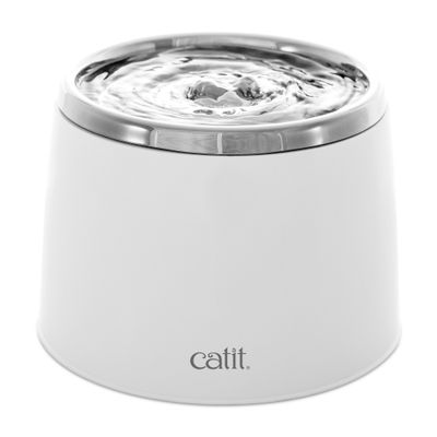 Catit - Stainless Steel Top Drinking Fountain - 2 L (64 fl oz)