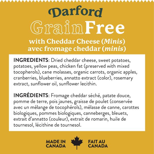 Darford - Grain Free Baked Cheddar Cheese Minis (per ounce)