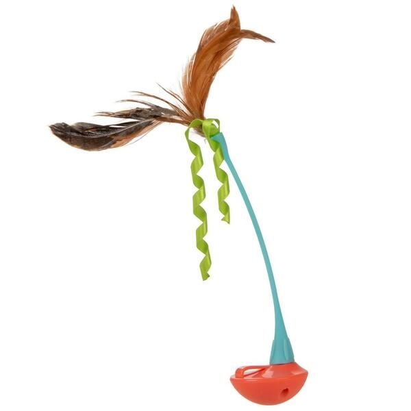 PetWise - Instincts Wand w/ Feathers &amp; Ribbons Cat