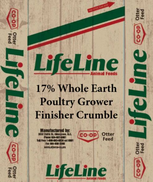 Otter Co-op - WE 17% Poultry Grower Finisher Crumble 20kg