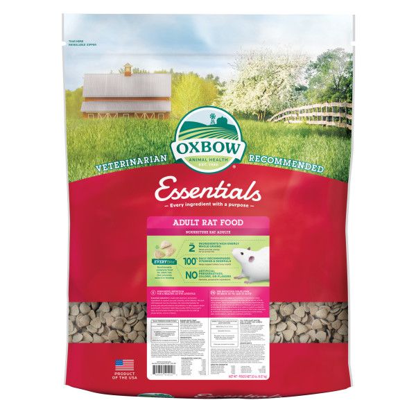 Oxbow - Essentials Adult Rat Food, Size: 20lb
