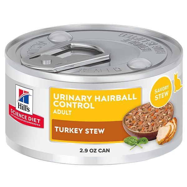 Hill's Science Diet - Adult Urinary &amp; Hairball Turkey &amp; Veg Stew Cat 2.9oz