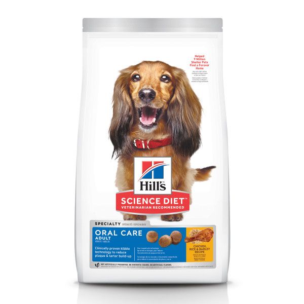 Hill&#39;s Science Diet - Adult Oral Care Chicken Dog, Size: 4lb
