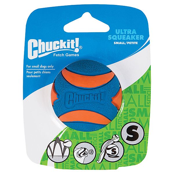 Chuckit! - Ultra Squeaker Ball, Size: Small
