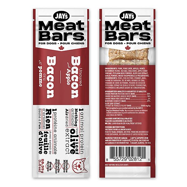 Jay&#39;s - Meat Bars Bacon &amp; Apple 28.35g