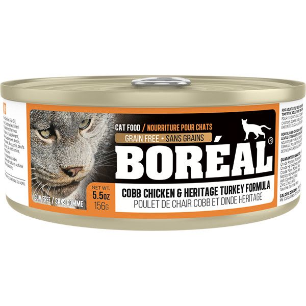 Boreal - Cobb Chicken &amp; Heritage Turkey Cat 156g