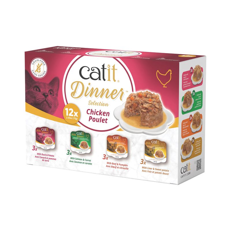 Catit - Chicken Multipack 12 x 75g