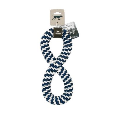 Tall Tails - 11" Braided Infinity Tug Navy Toy