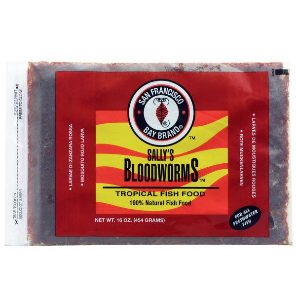 San Francisco Bay Brand - Frozen Bloodworms Flatpack 16 oz