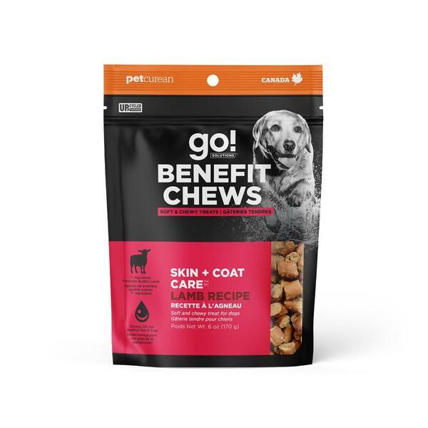GO! - Benefit Chews Skin+Coat Care Lamb Dog 6oz