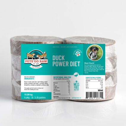 Pets Go Raw - Duck Power Diet