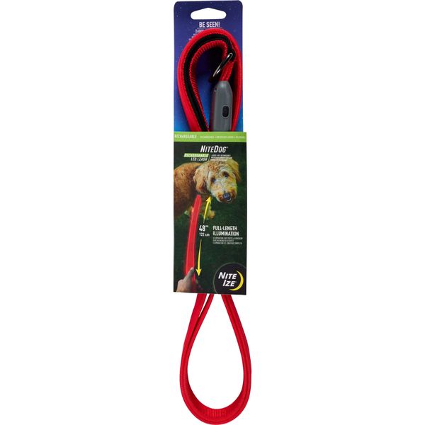 Nite Ize - NiteDog Rechargeable LED Leash Red