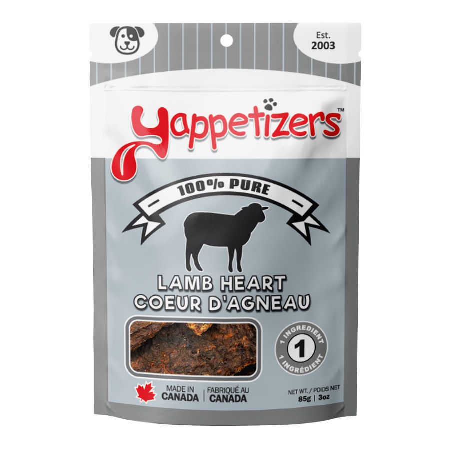 Yappetizers - Dehydrated Lamb Heart 85g