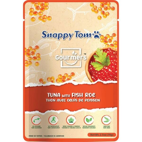 Snappy Tom - Gourner's Tuna with Fish Roe Cat 70g
