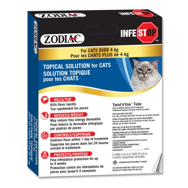 Zodiac - Infestop Cats over 4 kg