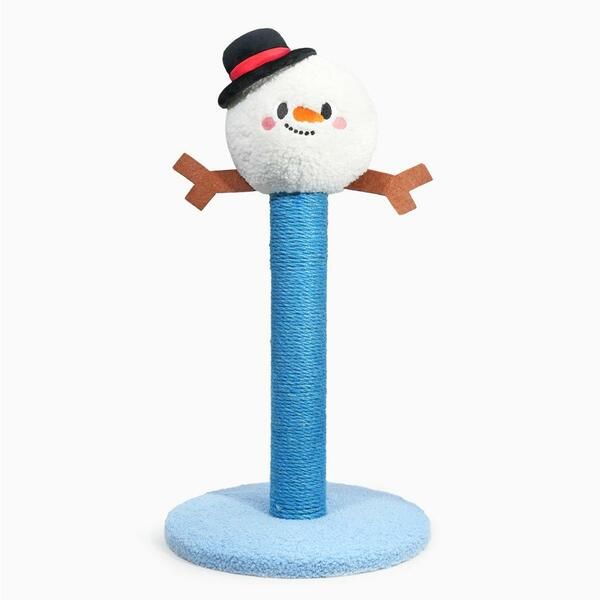 HugSmart - Scratching Post Snowman 24&quot; Cat